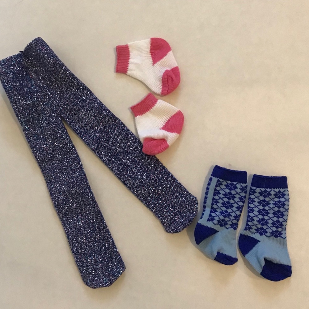 American girl tights and socks set